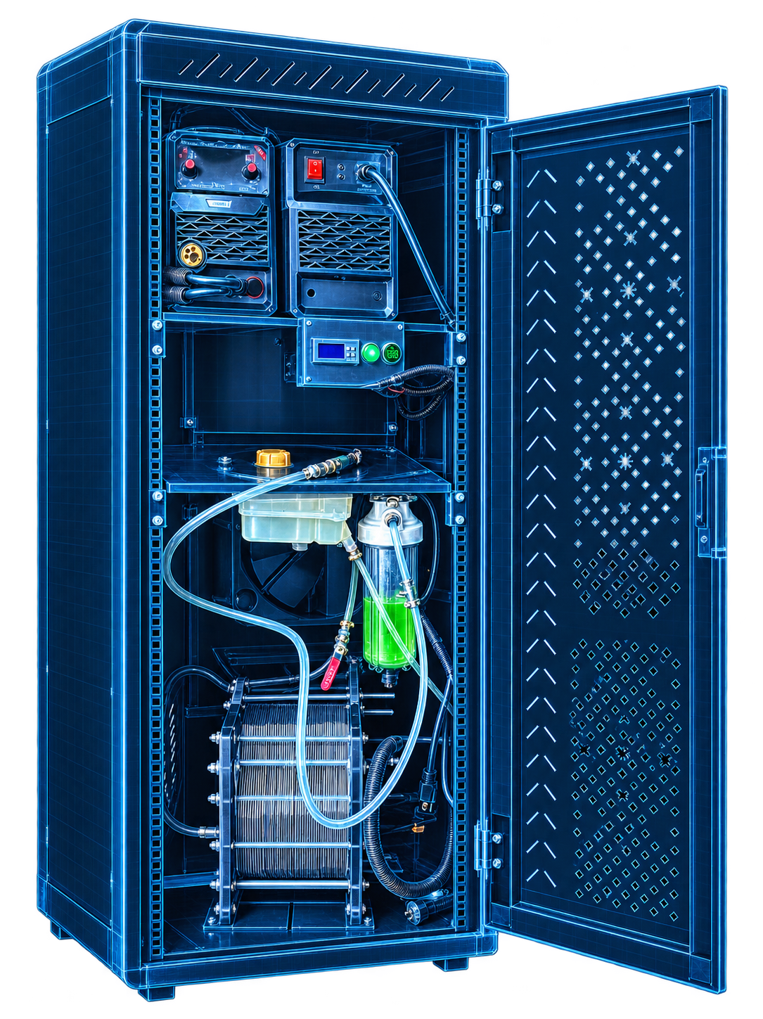 HHO applications equipment illustration