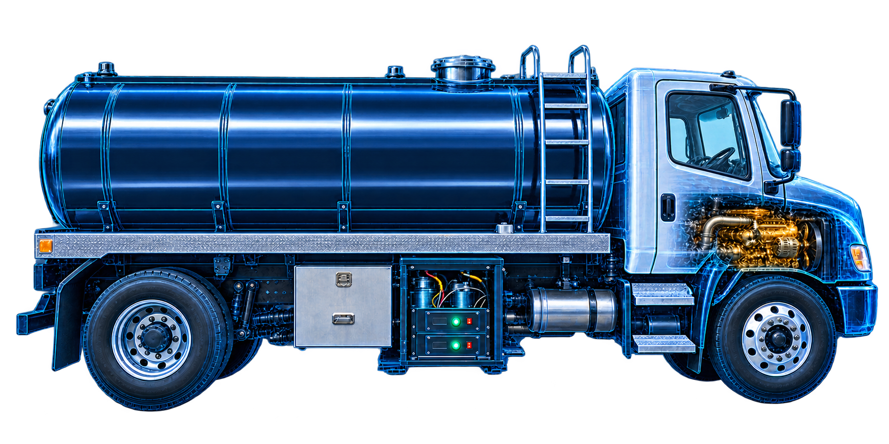 Vehicle HHO equipment illustration