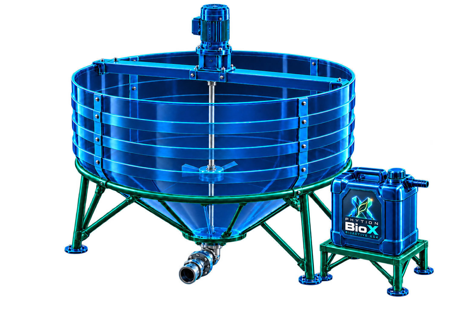 Manure treatment equipment illustration